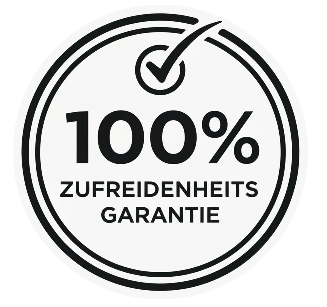 100% Zufriedenheitsgarantie